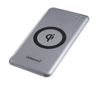 Intenso Powerbank WPD10000 - Cargador Externo con Carga inalámbrica (10000 mAh, Apto para Smartphone/Tablet con Qi), Plateado