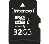 Tarjeta MicroSD Intenso 3424480 32 GB Clase 10 UHS-I U1 Resistente