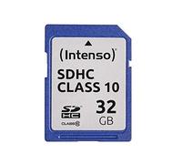 Intenso 32 GB SDHC - Tarjeta de memoria SecureDigital de 32 GB, negro