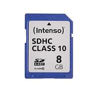Intenso 3411460 Tarjeta de memoria SD 8 GB grado 10, Azul