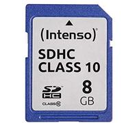 Tarjeta SDHC Intenso 3411460 8 GB Clase 10 25 MB/s Resistente Negra