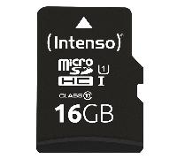 Intenso Tarjeta Micro SD SDHC UHS-I 16GB Clase 10