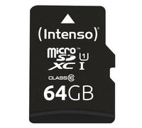 Intenso 64GB microSDXC memoria flash Clase 10 UHS-I ( 3423490 )