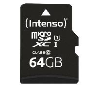 Intenso 3423490 Micro SD UHS-I Premium 64GB c/adap