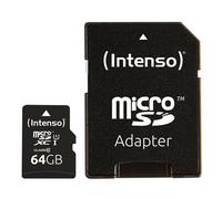 Intenso 3423490 Tarjeta Micro SD Premium 64 GB UHS-I con Adaptador