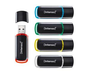 Intenso 3511595 unidad flash usb 64 gb usb tipo a 2.0 negro, rojo, ver