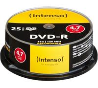Intenso 4101154 - Tarrina de 25 Unidades DVD-R (4.7 GB/120 min, 16x)