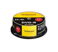 Intenso 4101154 - Tarrina de 25 Unidades DVD-R (4.7 GB/120 min, 16x)