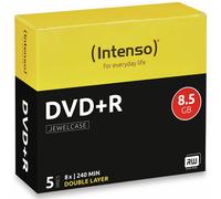 Pack 5x DVD+R Doble Capa 8.5GB - INTENSO