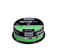 Intenso 4801154 DVD-R 16x Printable 25 Pack Cakebox 25er Spindel DVD-R pri (DVD)
