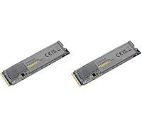 Intenso 500 GB M.2 SSD PCIe Premium, hasta 2100 MB/s, (PCI Express Gen.3 x 4 NVMe 1.3, Unidad de Estado sólido) (Paquete de 2)