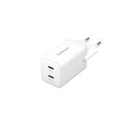 Intenso - adaptador de corriente w40cc gan, fuente de alimentación us