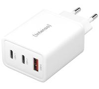 Intenso | Cargador pared GaN W65ACC|1xUSB-A2xUSB-C