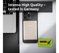 Intenso - Batería Externa Magnética MW10000 10000 mAh - Compatible con MagSafe, Carga Inalámbrica 15W, USB-C PD 20W, P - 7344031