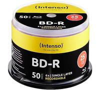 Intenso Blu-ray 25 GB - 6x velocidad - Grabable - 50 unidades