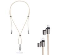 Intenso Cable de carga y datos USB-C para teléfono móvil, 60 W, 480 Mbps, nailon, PD3.0 QC4.0, 1,65 m, ajustable, color beige