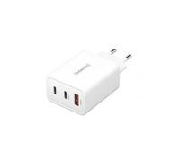 Intenso Cargador de Pared Gan W65 2xUSB-A 1xUSB-C Blanco