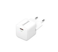 Intenso W30C GAN - Adaptador de Corriente (30 W, USB), Color Blanco