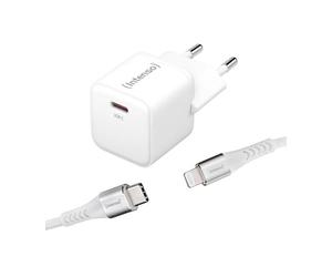 Intenso | cargador pared gan w30c usb-c|blanco