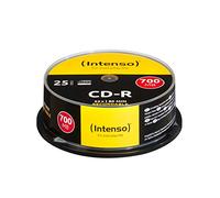 Tarrina de cd - r virgenes intenso 700mb - 80 min 25 unidades