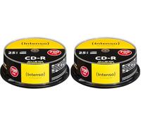 Intenso CD-R 700Mb 52x (25 Discos) (Paquete de 2)