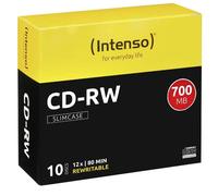 Intenso cd-rw 700mb / 80min, 12x 10 pieza(s) - cd-rw vírgenes (12x, c