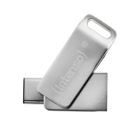Intenso cMobile Line, 128GB, Memoria USB-A/USB-C 3.2 Gen 1x1, OTG, Lápiz USB, Plata