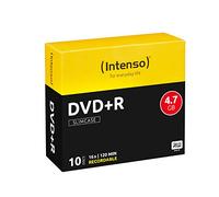 Intenso DVD+R 4.7 GB 16x - DVD+RW vírgenes (4,7 GB, DVD+R, 120 mm, Caja de cd)