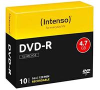 Intenso dvd-r 4.7gb, 16x 4,7 gb 10 pieza(s)
