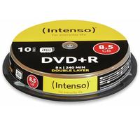 Intenso 4311142 - Pack de 10 DVD+R, 8x, 8.5 GB