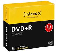 Pack 5x DVD+R Doble Capa 8.5GB - INTENSO