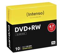 Intenso dvd+rw 4.7gb - 4x - dvd+rw - 4,7 gb - slim case