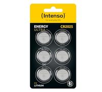 Intenso Energy Ultra - Pilas de botón (Litio, CR2025, 6 Unidades)