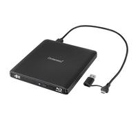 Intenso Grabadora externa de Blu-ray EOD 500BD Slim USB 3.2 para ordenador portátil, ordenador de sobremesa, iMac, MacBook, Windows, MacOS, incluye software de grabación Ashampoo Burning Studio, color