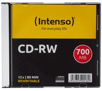 Intenso Intenso CD-R 80-Minute 700 Mb 12X Speed Re-Writable CD Media Slim J (CD)