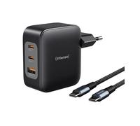 Intenso | kit cargador gan w100acc + cable usb-c