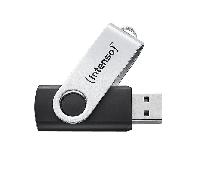 Memoria USB Intenso Office Line 32 GB USB-A 3.2 Gen 1 Girar negro-plata