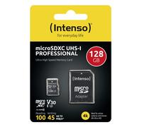 microSDXC 128GB Class 10 UHS-I Professional - Extended Capacity SD (MicroSDHC) memoria flash Clase 10, Tarjeta de memoria negro, 128 GB, MicroSDXC, Clase 10, UHS-I, 90 MB/s, Class 3 (U3)