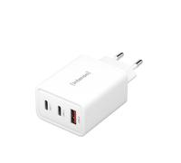 Intenso | Cargador pared GaN W65ACC|1xUSB-A2xUSB-C