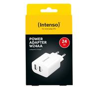 Cargador pared intenso w24aa 2x usb tipo a blanco
