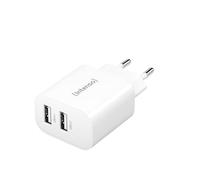 Cargador pared intenso w24aa 2x usb tipo a blanco