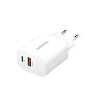 Intenso Power Adapter W30AC, 30 Watt power supply with USB-A and USB-C connectio