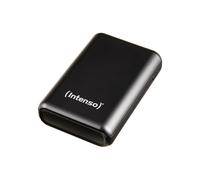 Intenso Powerbank A10000 mAh, función Power Delivery, Carga rápida, puerto USB-C, carcasa de aluminio, batería de polímero de litio
