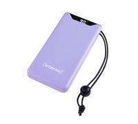 Intenso Powerbank F10000 - Batería Externa con PD (20 W) y QC (18 W), Conector USB-C y USB-A, 10000 mAh, Color Lila