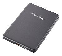 Intenso MW5000 - Batería Externa magnética de 5000 mAh, Compatible con MagSafe, Carga inalámbrica de 15 W, USB-C PD 20 W, Plano y Compacto, Certificado en Alemania, Color Gris
