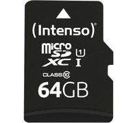 Intenso Tarjeta Micro SD SDXC 64GB Clase 10