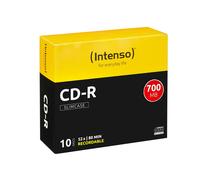 Intenso Q-Connect KF00419 CDR da 700 MB, Argento, Confezione da 10 (Video Game)