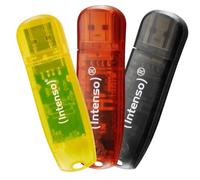 Intenso rainbow 3x32gb yellow/red/black unidad flash usb usb tipo a 2.