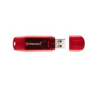 Intenso - Rainbow Line unidad flash USB 128 GB USB tipo A 2.0 Rojo, Transparente