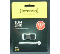Intenso Slim Line 128 GB USB 3.0 Stick SlimLine Negro 3532491 NUEVO OVP